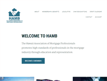 Tablet Screenshot of hamb.org